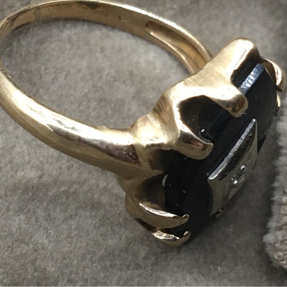 10k vintage Art Deco ring - Picture 9 of 10